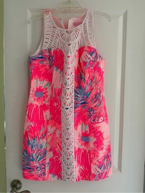 Lilly Pulitzer Never Been Betta Tana Shift Dress 8 Excellent Condition